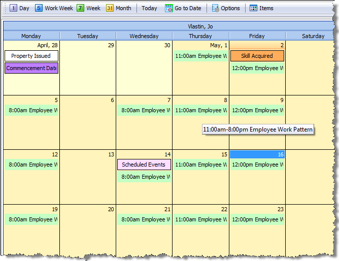 Individual Work Pattern