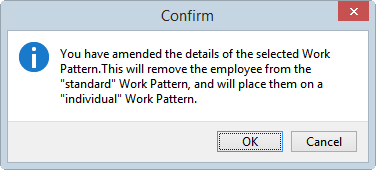 Confirmation Amend Work Pattern