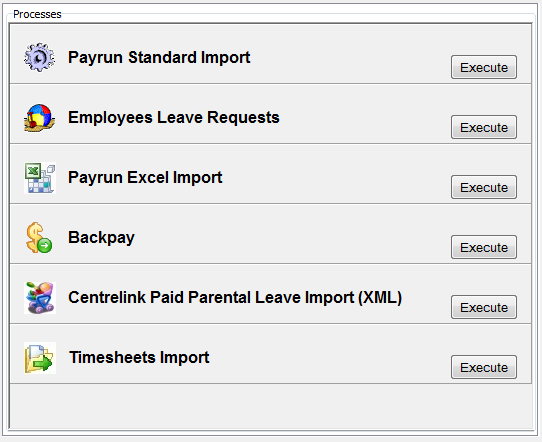 Import Payrun Data