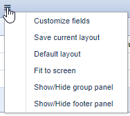 Customise Table Layout