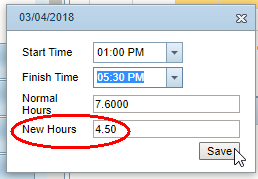 Leave Request Calculate Hours