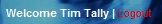 The Logout option