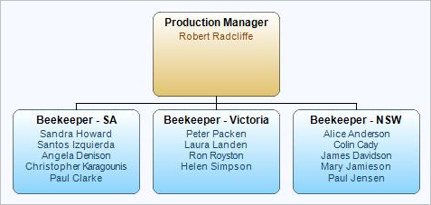 Org Chart - 2 levels