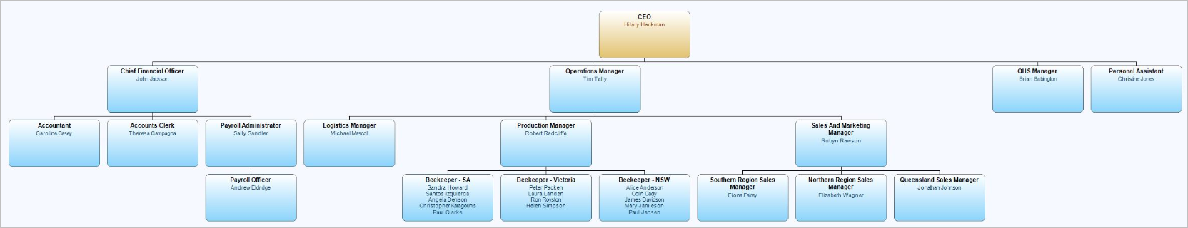 Org Chart - 4 levels