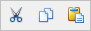 Cut Copy Paste buttons on the Action Items - Phone Message toolbar