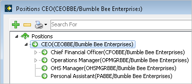 Identifiers and Company display setting ticked